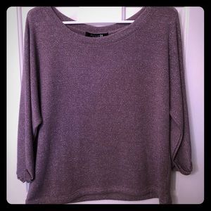 Large brown  glitzy sweater